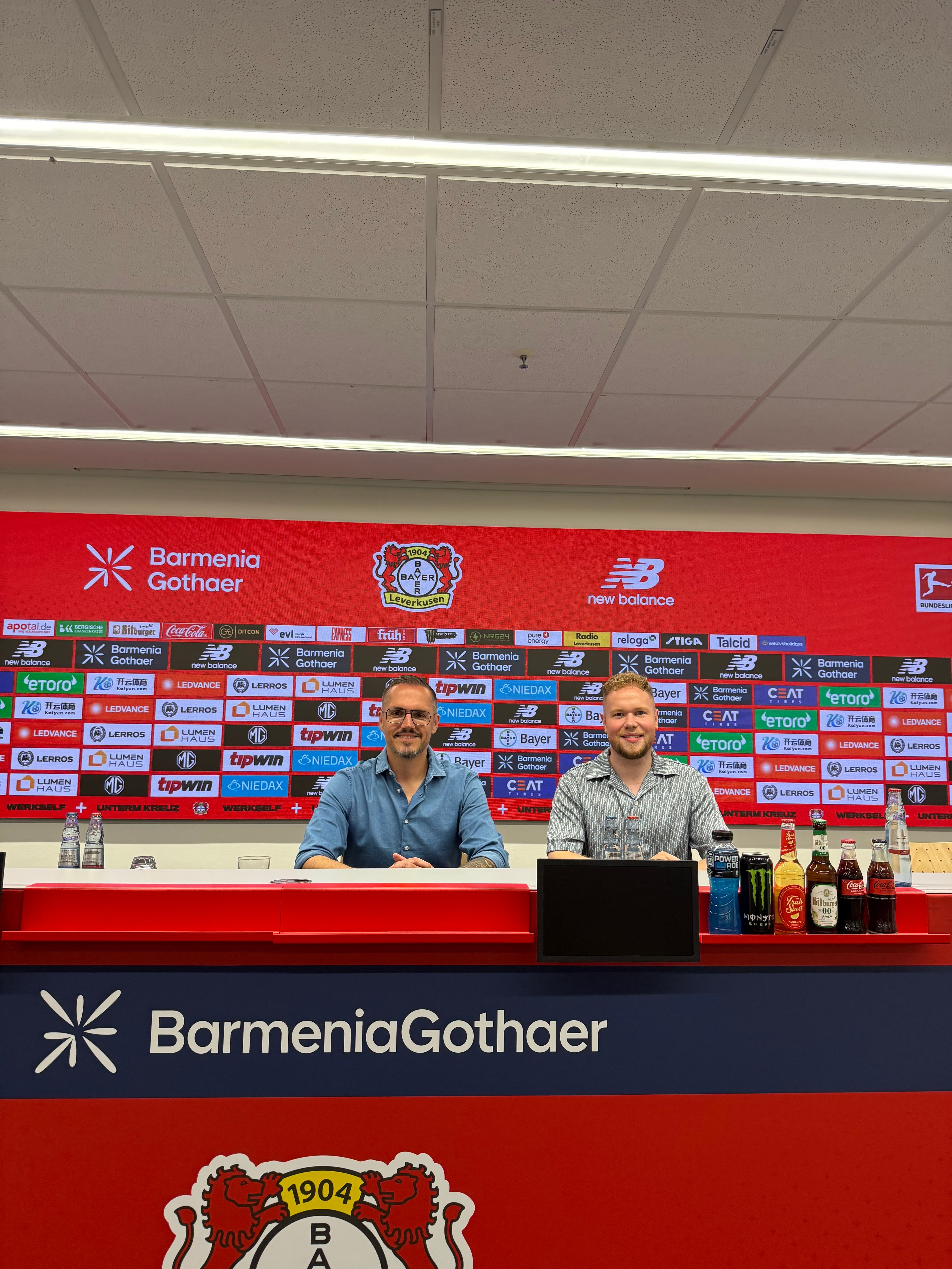 Pressekonferenzraum Bayer 04